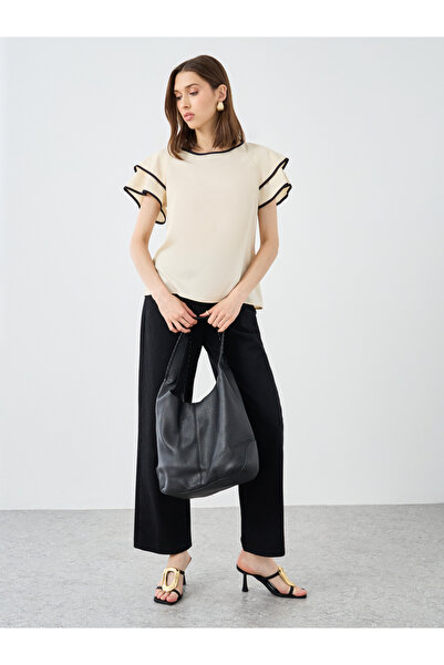 Styli Women Frill Layered Sleeve Blouse