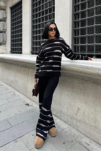 Lijuri Σετ πλεκτών ενδυμάτων Ellery Simli - ΜΑΥΡΟ