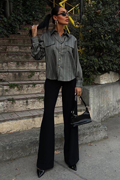 Lijuri Σατέν Premium ριγέ πουκάμισο 3411 R10-A-K5