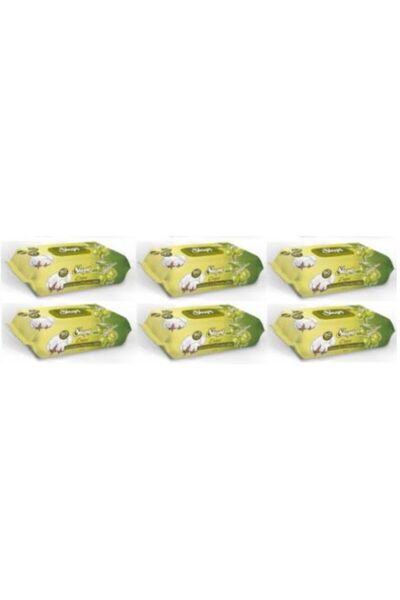 Sleepy مناشف أطفال مبللة بزيت الزيتون 90 × 6 عبوات