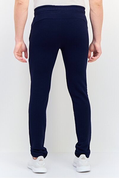 Puma Men Sportswear Fit Drawstring Outdoor Sweatpants, Navy