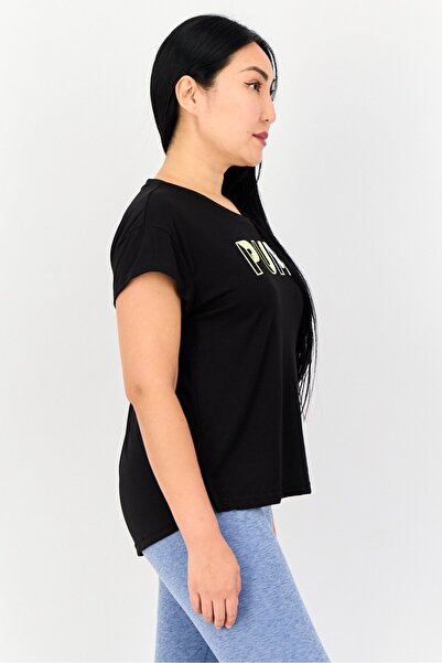 Puma Women Sportswear Fit Short Sleeve Running T-shirt, Black