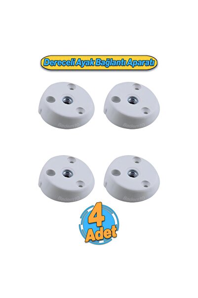 Badem10 4 Adet Dereceli Zigon Sehpa Ayağı Tabanı Mobilya Masa Açılı Orta Sehp...