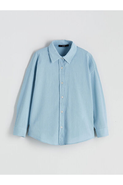 LC Waikiki Quality Parts from Celebi Store |   Long Sleeve Girl's Textured Shirt