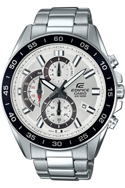 Casio Mens Quartz Watch, Chronograph Display and Stainless Steel Strap EFV-55...