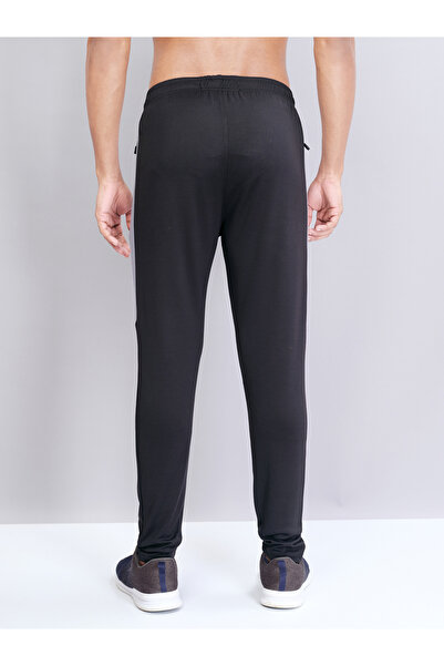Technosport By Styli Men Contrast Side Panel Slim Fit Track Pants