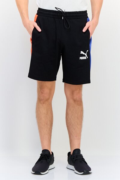 Puma Men Sportswear Fit Brand Logo Outdoor Shorts, Multicolor