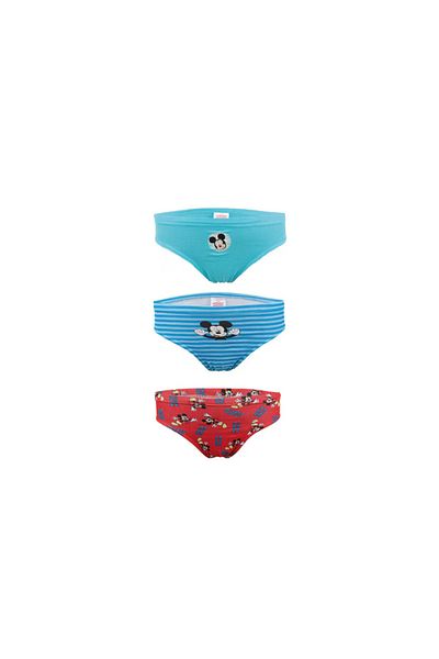 Mickey Mouse Set of 3 boys' briefs, 100% cotton, multicolor, Mickey Mouse
