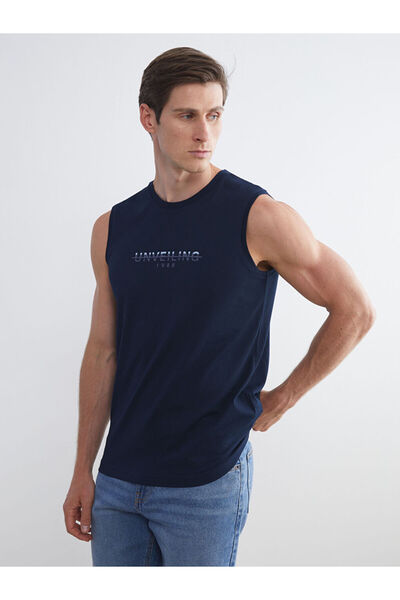 LC Waikiki Quality Parts from Celebi Store |   Crew Neck Printed Men's Sleeveless T-Shirt