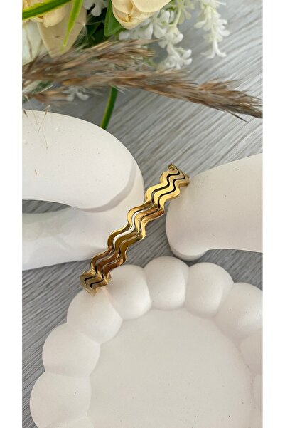 Eva shopping Zikzak Çelik Ajda model kelepçeli bileklik