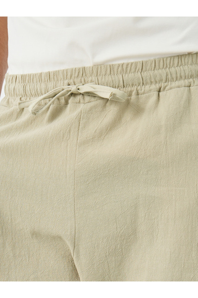 Styli Relaxed Fit Drawstring Waist Woven Pants