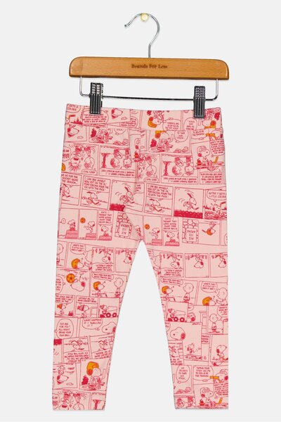 Puma Toddlers Girl Allover Print Sweatpants, Pink