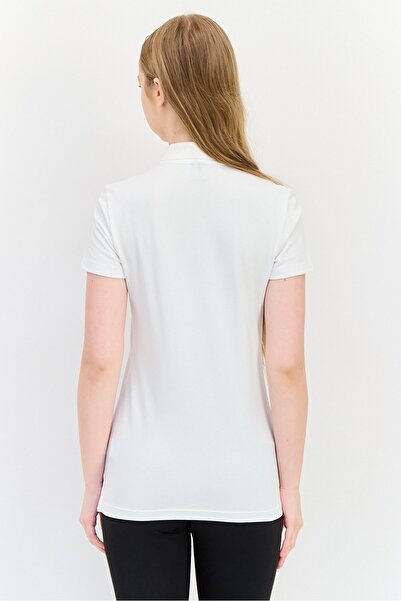 Puma Women Sportswear Fit Embroidered Logo Short Sleeves Outdoor Polo, White