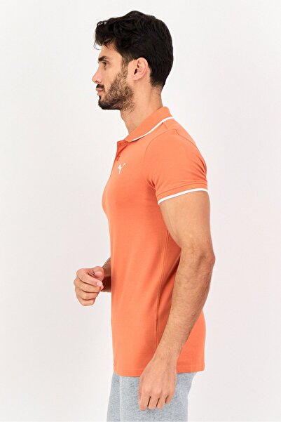 Puma Men Sportswear Fit Short Sleeves Outdoor Polo shirt, Orange
