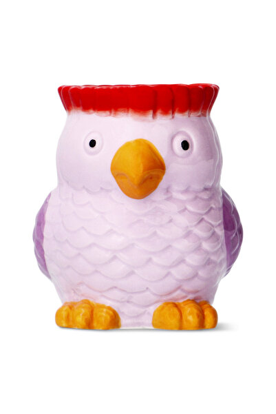 Flying Tiger Copenhagen Pembe Tropikal Kuş Şeklinde Seramik Kupa