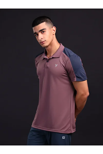 Technosport By Styli Men Color Block Relaxed Fit Polo