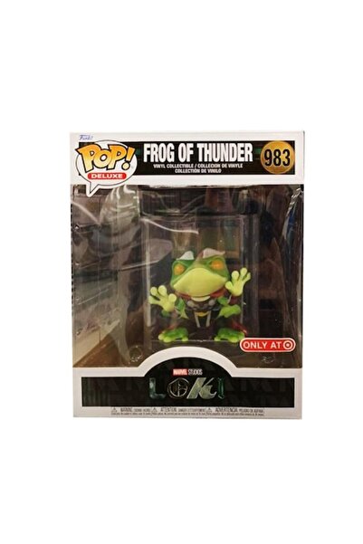 Funko Pop Figurină Funko POP, Deluxe Marvel Loki, Frog of Thunder 983, Vinil, 15 cm, Multicoloră