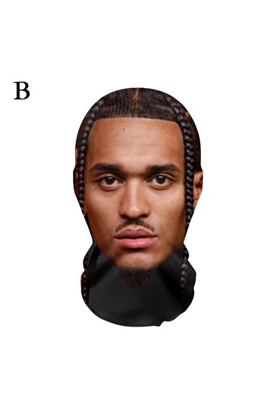 Choice قناع وجه كامل جديد مطبوع بتقنية ثلاثية الأبعاد للرجال والنساء، غطاء رأ...
