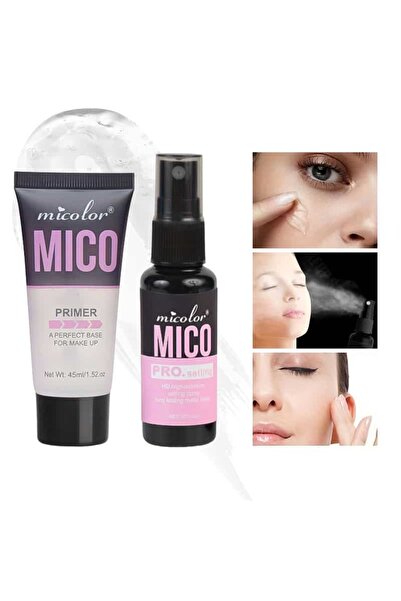 Belora Set Machiaj 2 în 1 Primer si Spray de Fixare MICO