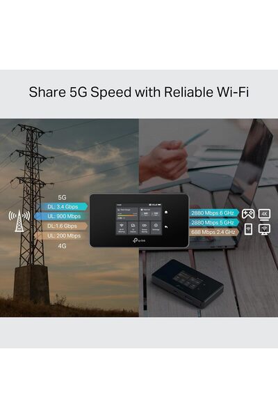 TP-LINK M8550 5G LTE Mobile Wi-Fi Router