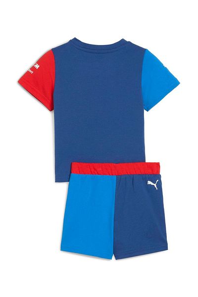 Puma BMW Half Sleeves Toddler T-shirt and Shorts Set - Blue
