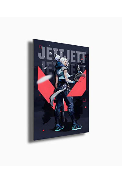 EFSA Games Valorant Oyun Karakteri Jett Pleksi UV Baskı Çerçeve Tablo 20x30 v...