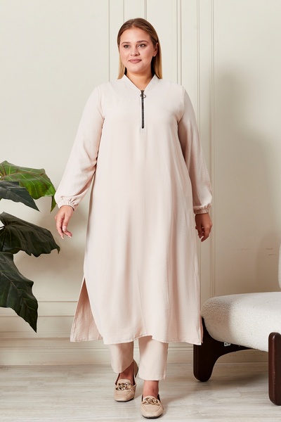 Ferace Women Plus Size Ayrobin Fabric Tunic