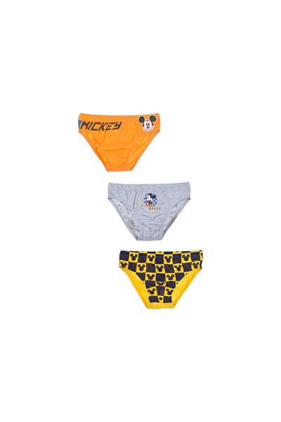 Mickey Mouse Set of 3 boys' briefs, multicolor, 6-8 years, Sun, Mickey Mouse, Disney