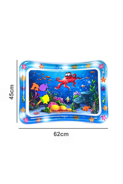 Choice سجادة لعب مائية للأطفال الصغار قابلة للنفخ على شكل مربع دائري من مادة البولي فينيل كلوريد من أجل التعليم المبكر للأطفال.