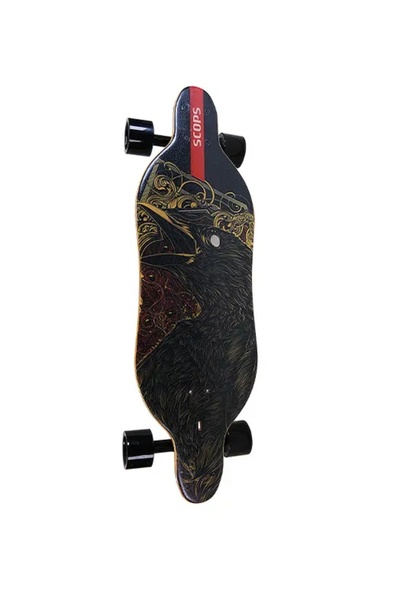 Esginler Design Crow Over Cruiser - Ahşap Kaykay Scops