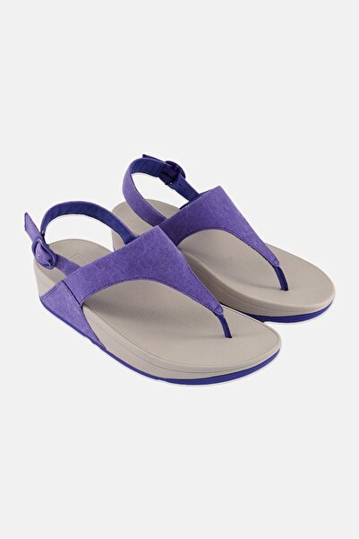 Fitflop Women Skinny Tones Adjustable Closure Sandals, Violet Blue