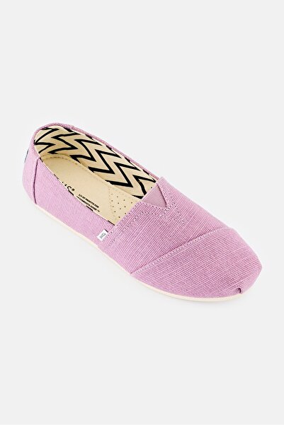 Toms Women Alpargata Canvas Slip On Shoes, Mauve