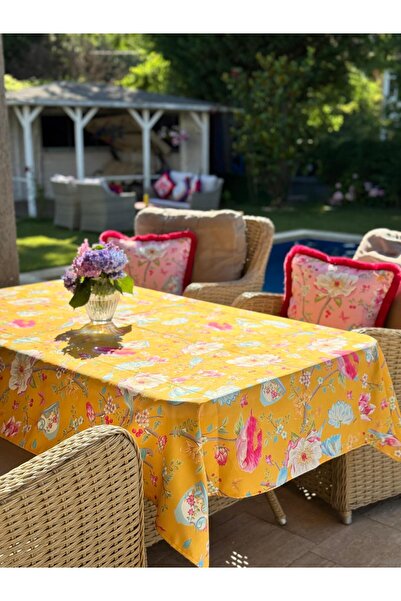 Merve Kaymakcı مفرش طاولة على شكل زهرة الخردل