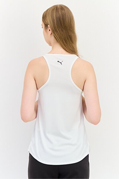 Puma Women Sportswear Fit Sleeveless Training Top, White