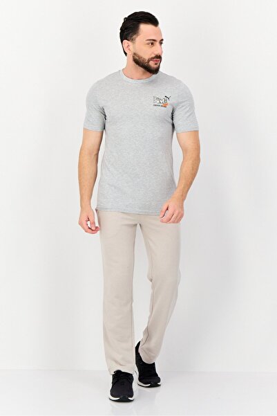 Puma Men Sportswear Fit Short Sleeve Outdoor T-shirts, Grey