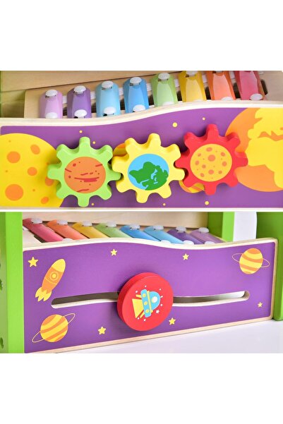 Yelajoy Hammering Pounding Toys,Wooden Educational Toy, Developmental Fine Motor Montessori Learning Toy