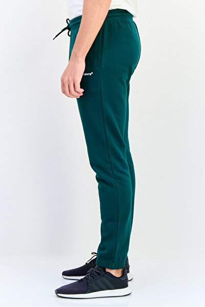 Levi's Men Regular Fit Brand Logo Jogger Pants, Emerald Green