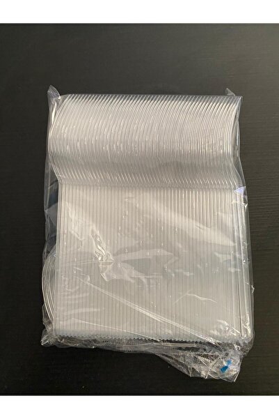 PLASTİK ŞEFFAF ÇATAL 100 lü PAKET