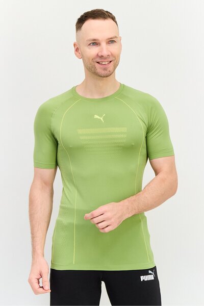 Puma x One8 Men Sportswear Fit Short Sleeve Training T-Shirt, Olive