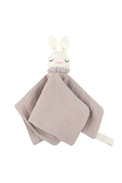 Choice منشفة مريحة للأطفال الرضع C1 مصنوعة من الكروشيه على شكل أرنب وقماش الت...