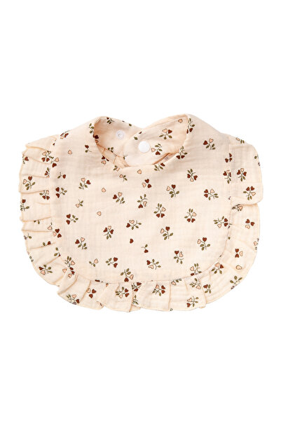 Choice 12 مريلة أطفال مطبوعة بالزهور، قابلة للتعديل بأزرار كبس، منشفة لعاب، ح...