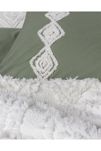 ŞENER HOME Cottonbox Limi Single Bed Cover Duvet Cover Set Luke Cream