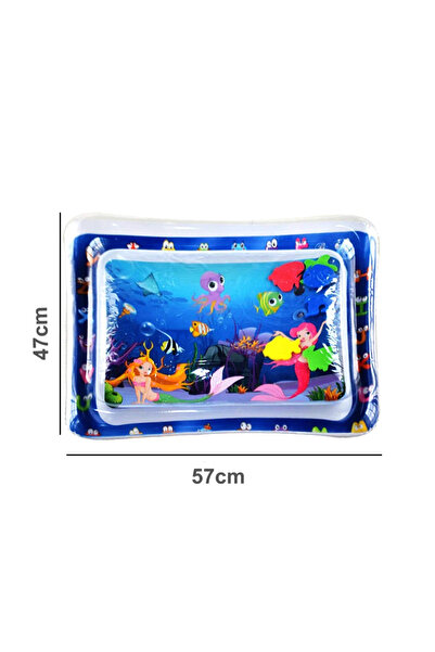 Choice سجادة لعب مائية للأطفال الصغار قابلة للنفخ على شكل مربع دائري من مادة ...