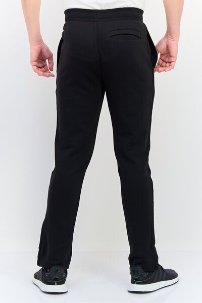 Puma Men Sportswear Fit Graphic Print Basketball Sweatpants, Black