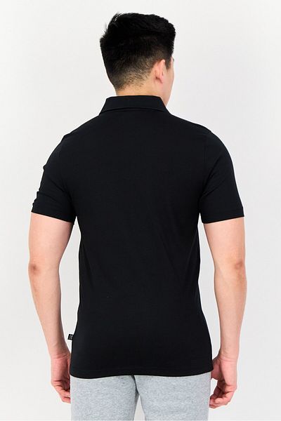 Puma Men Sportswear Fit Short Sleeves Outdoor Polo Shirt, Black
