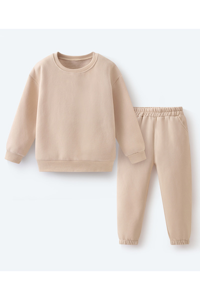 SAPS Full Sleeves Top and Trousers - Beige