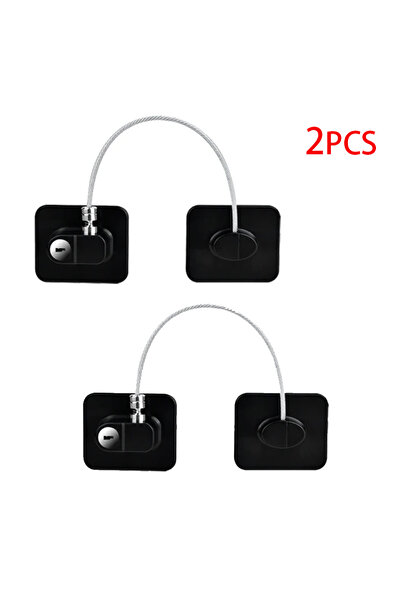 Choice قفل أمان للأطفال باللون الأحمر، قفل أمان لفتح نافذة الثلاجة، قفل كابل ...