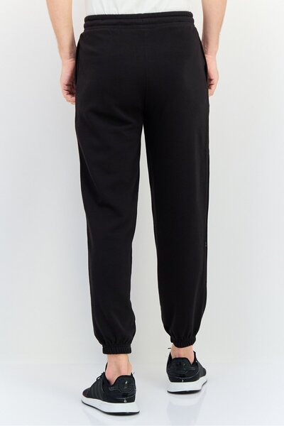 Puma Men Sportswear Fit Embroidered Logo Outdoor Sweatshirt, Black