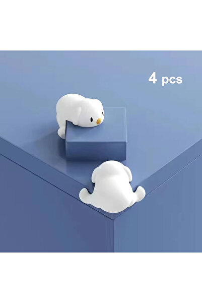 Choice white 4 pcs 4pcs Baby Safety Puppy Table Corner Protector Safe Soft Silicone Protective Edge Cover S