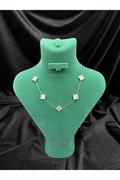 STAİNLES قلادة فان كليف مكونة من 5 قطع